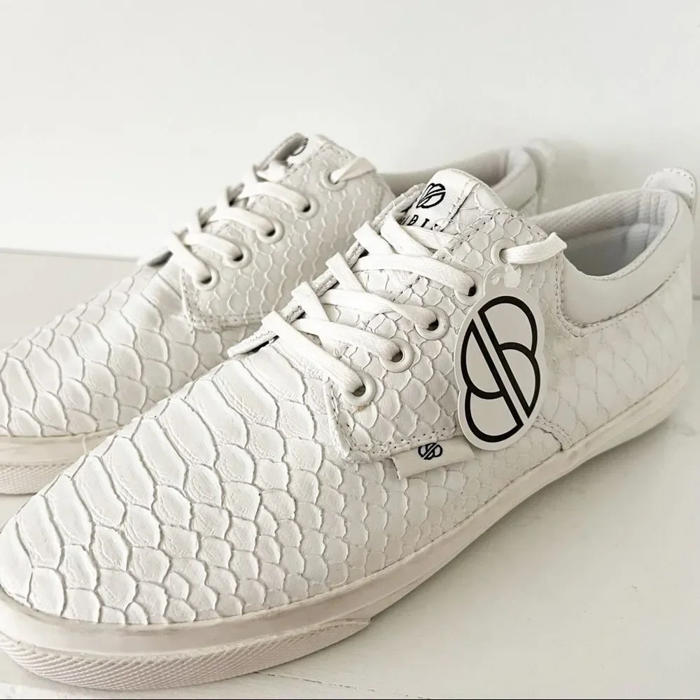 Radii Jax NWOT white python sneakers leather men size 7